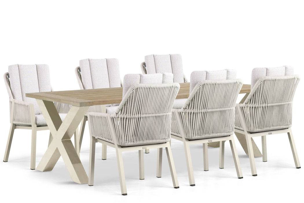 Lifestyle Verona/Cardiff 240 cm dining tuinset 7-delig - 22937