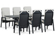 Lifestyle Vivaro/Monza 230x100 cm dining tuinset 7-delig