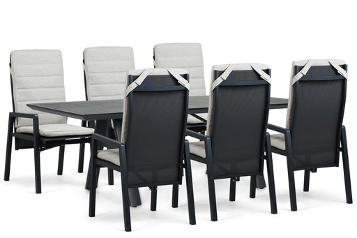 Lifestyle Vivaro/Monza 230x100 cm dining tuinset 7-delig