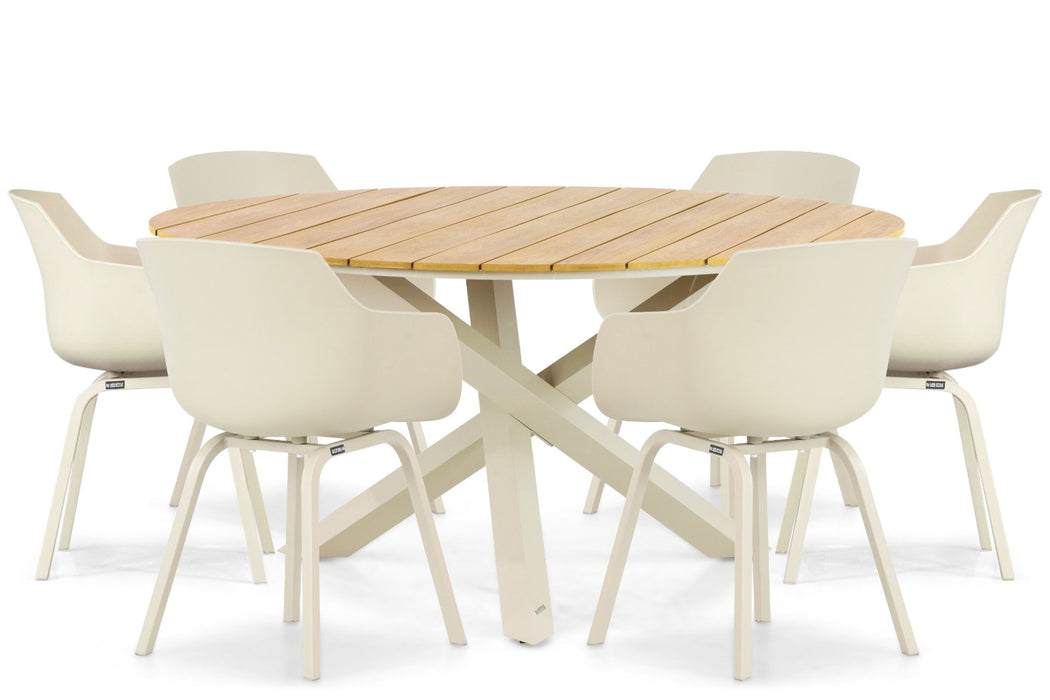Lifestyle Salina/Ancona 150 cm dining tuinset 7-delig - 24683
