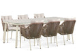 Lifestyle Marbella/Tavano 220 cm dining tuinset 7-delig