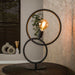 LifestyleFurn Tafellamp Davion 1-lamps, Artic Black finish - Artic zwart
