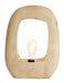 Light & Living Tafellamp Kelafo Mangohout, 40cm - Naturel