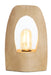 Light & Living Tafellamp Carini Mangohout, 25cm - Naturel