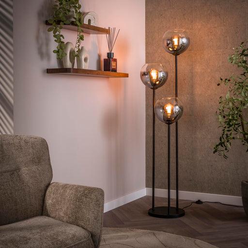 LifestyleFurn Vloerlamp Bubble Shaded 3-lamps - Grijs - ThatLyfeStyle