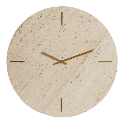 Light & Living Klok Jenay Marmer - Crème - ThatLyfeStyle