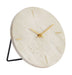Light & Living Tafelklok Jenay Travertin, Ø20cm - Zand - Rond