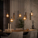 LifestyleFurn Hanglamp Rayland 5+4-lamps - Bruin