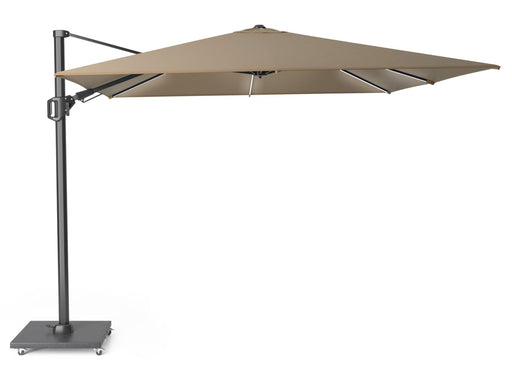 Platinum Challenger zweefparasol T2 300 cm x 300 cm glow taupe