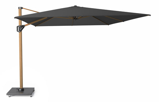 Platinum Challenger zweefparasol 4x3m T1 premium (excl. voet) faded black