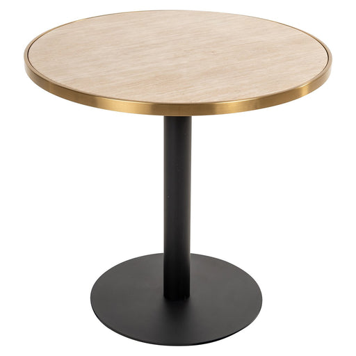Richmond Bistrotafel Brazza Marmerlook, 80cm - Beige