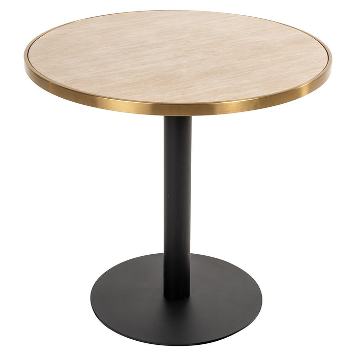 Richmond Bistrotafel Brazza Marmerlook, 80cm - Beige