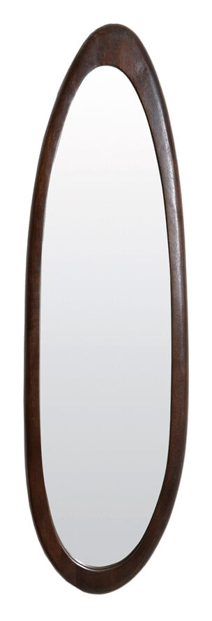 Light & Living Organische Spiegel Salento Mangohout, 140 x 40cm - Bruin - Japandi - ThatLyfeStyle