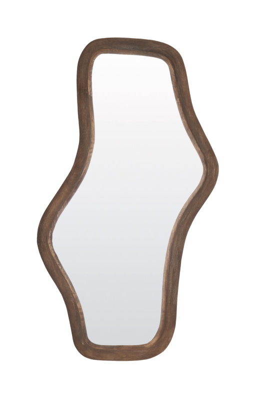 Light & Living Organische Spiegel Celano Mangohout, 80 x 44cm - Donkerbruin - Japandi - ThatLyfeStyle
