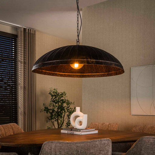 LifestyleFurn Hanglamp Salena Ø90cm - Smoked Brown