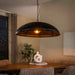 LifestyleFurn Hanglamp Salena Ø90cm - Smoked Brown