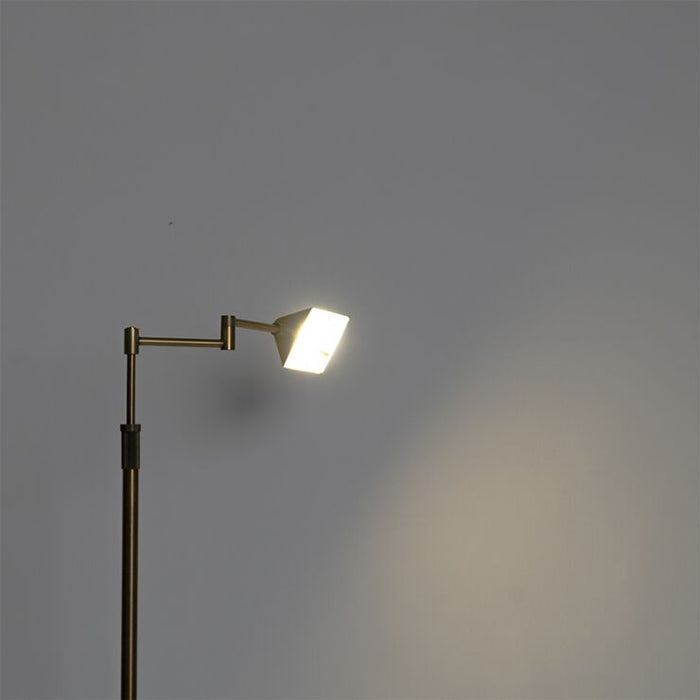 Design vloerlamp brons LED touch dimmer - Notia