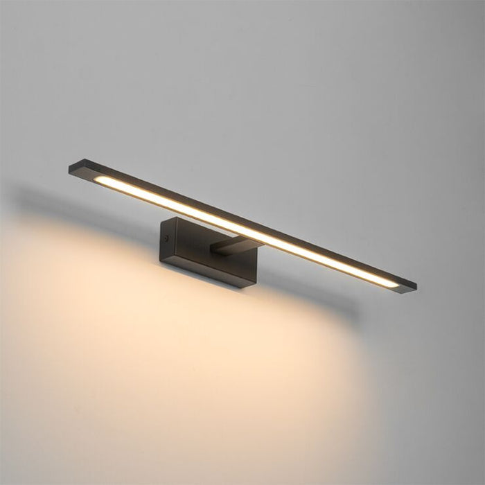 Moderne wandlamp zwart 62 cm LED IP44 - Jerre