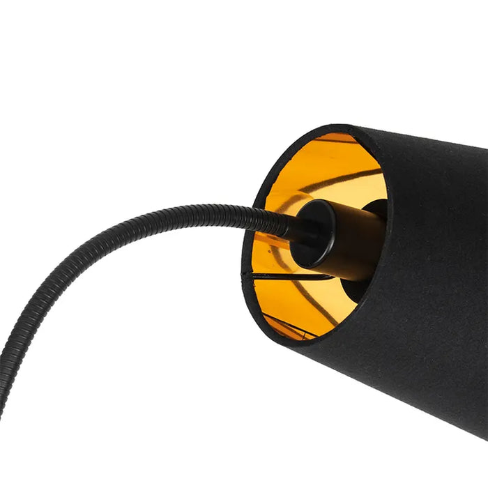 Moderne vloerlamp zwart 2-lichts - Carmen - ThatLyfeStyle