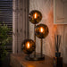 LifestyleFurn Tafellamp Shahid 3-lamps - Bruin