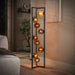 LifestyleFurn Vloerlamp Yair Glas, 9-lamps - Meerkleurig