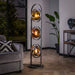 LifestyleFurn Vloerlamp Sylvana 160cm - Oud Zilver