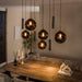 LifestyleFurn Hanglamp Yair Glas, 5+4-lamps - Sienna Bruin