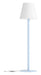 Nohr Outdoor Vloerlamp Suleiman 187cm hoog - Lichtblauw