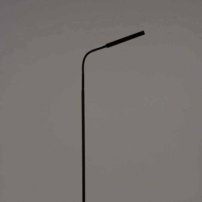 Design vloerlamp zwart LED touch dimmer - Palka
