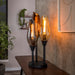 LifestyleFurn Tafellamp Luvia Gemixt glas, 3-lamps - Bruin
