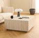 Bendt Vierkante Salontafel Flavian Travertin look, 90 x 90cm