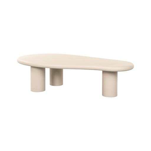 Richmond Organische Salontafel Clayton 161 x 81cm - Beige - Japandi