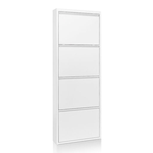Kave Home Schoenenkast Bogota 4-deurs - Wit - ThatLyfeStyle