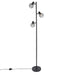Design vloerlamp zwart 3-lichts verstelbaar - Mesh - ThatLyfeStyle