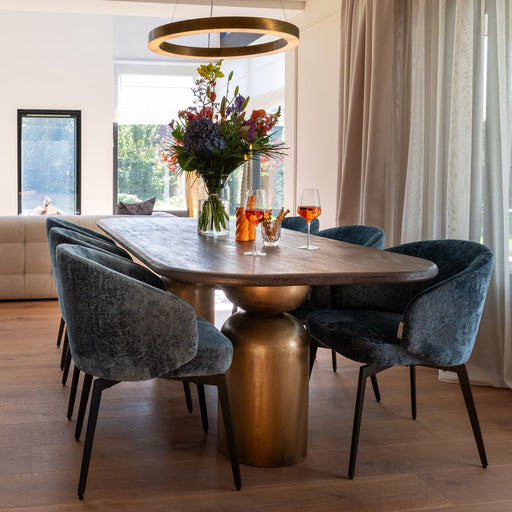 Richmond Eettafel Cavo Acaciahout, 230 x 100cm - Bruin - Ovaal