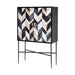 Richmond Opbergkast Rostelli Marmer, 150 x 100cm - Zwart
