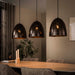 LifestyleFurn Hanglamp Marleigh 3-lamps - Urban Bruin