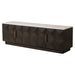 Richmond TV-meubel Claremont Eiken en travertin, 196cm - Bruin