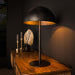 LifestyleFurn Tafellamp Favian Metaal, Ø30cm - Charcoal