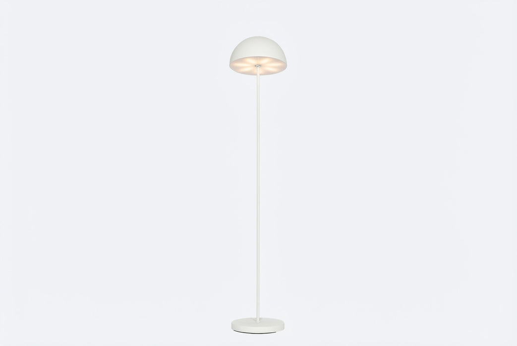 Buiten vloerlamp mushroom wit oplaadbaar 3-staps dimbaar - Keira