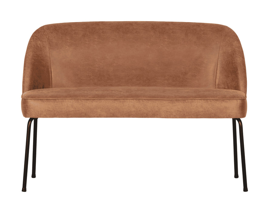 WOOOD Eetkamerbank Vogue Leder - Cognac - BePureHome