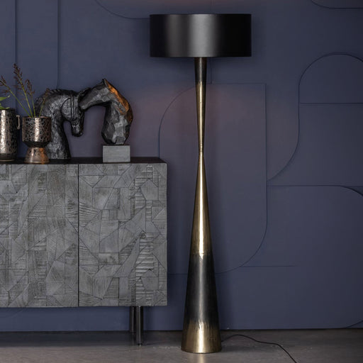 BePureHome Vloerlamp Blackout Too - Zwart
