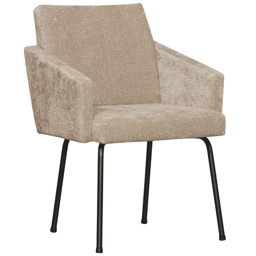 WOOOD Eetkamerstoel Mount Chenille - Zand