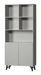 BePureHome Opbergkast Carved Mangohout, 200 x 90cm - Grijs