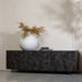 BePureHome TV-meubel Counter Mangohout, 160cm - zwart