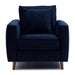 Rivièra Maison Fauteuil Kendall Velvet - Midnight Navy
