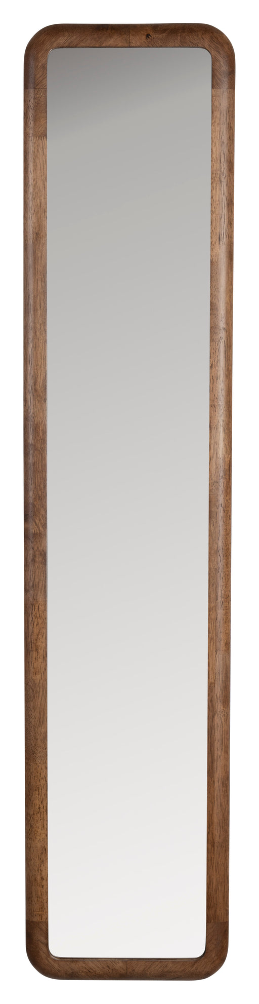 ZILT Spiegel Rania Rubberhout, 120 x 26cm - Bruin - Japandi - ThatLyfeStyle