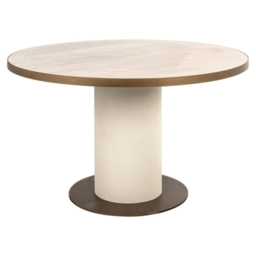 Richmond Ronde Eettafel Tivoli Keramiek, 130cm - Wit