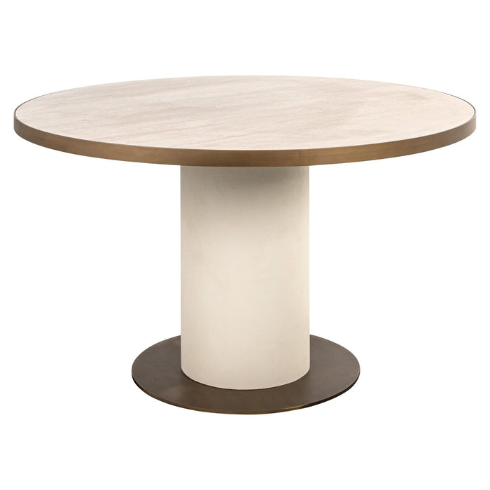 Richmond Ronde Eettafel Tivoli Keramiek, 130cm - Wit
