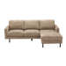 Tower Living Loungebank Cambridge Rechts, 230cm, Chenille - Beige